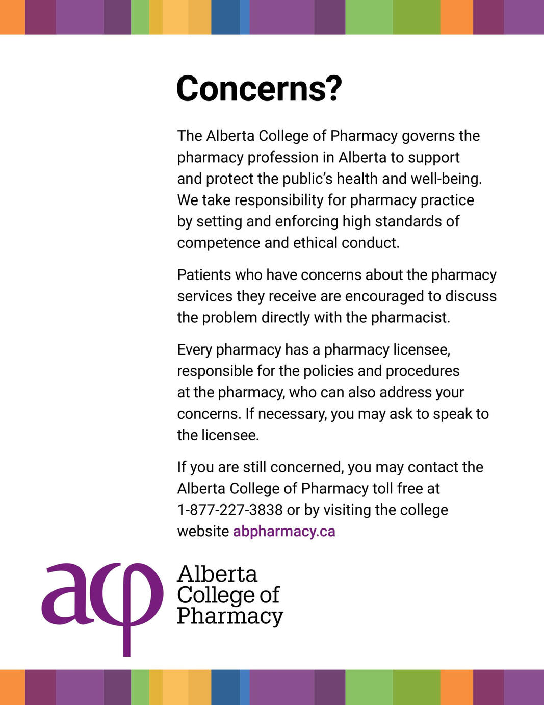 ACP patient concern document